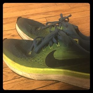 A pair of Nike running shoes